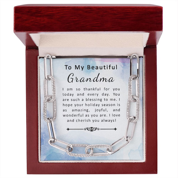 To My Beautiful Grandma | Forever Linked Necklace