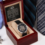 To My Man | Men's Openwork Watch