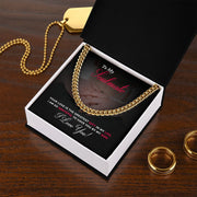 To My Soulmate Cuban Link Chain