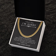 I'm Sorry | Cuban Link Chain