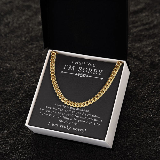 I'm Sorry | Cuban Link Chain
