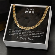 To My Man | Cuban Link Chain