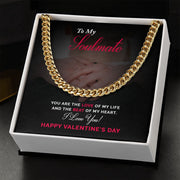 To My Soulmate | Cuban Link Chain