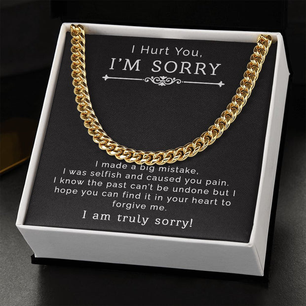 I'm Sorry | Cuban Link Chain