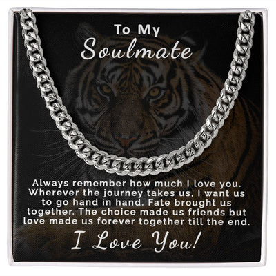 To My Soulmate | Cuban Link Chain