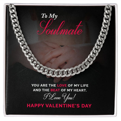 To My Soulmate | Cuban Link Chain