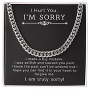 I'm Sorry | Cuban Link Chain