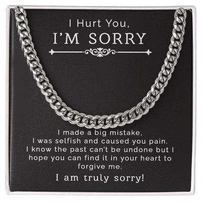 I'm Sorry | Cuban Link Chain