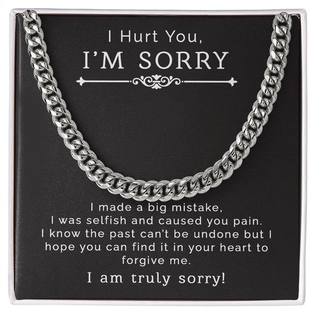 I'm Sorry | Cuban Link Chain