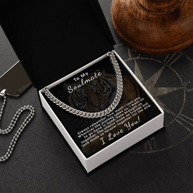 To My Soulmate | Cuban Link Chain