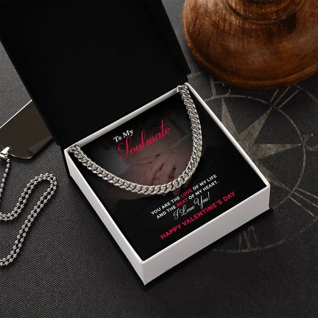 To My Soulmate | Cuban Link Chain