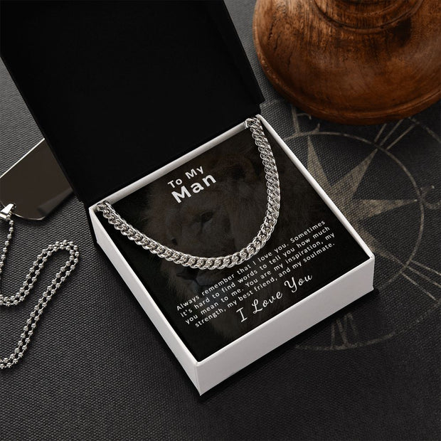 To My Man | Cuban Link Chain