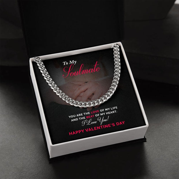 To My Soulmate | Cuban Link Chain