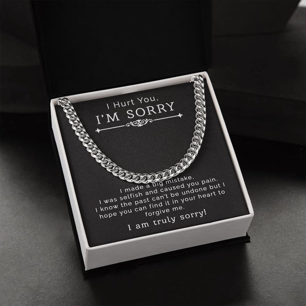 I'm Sorry | Cuban Link Chain