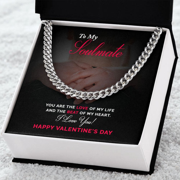 To My Soulmate | Cuban Link Chain