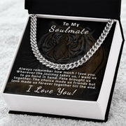 To My Soulmate | Cuban Link Chain