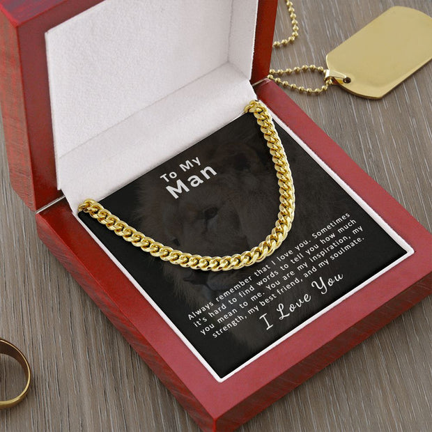 To My Man | Cuban Link Chain