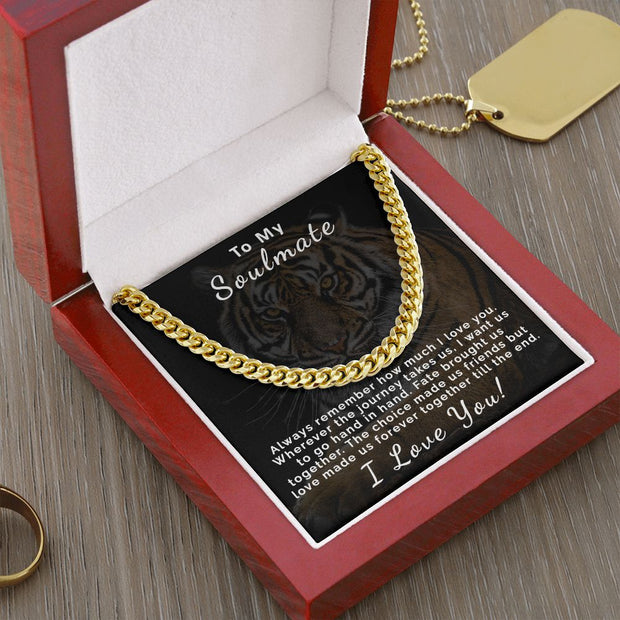 To My Soulmate | Cuban Link Chain