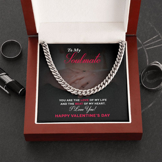 To My Soulmate | Cuban Link Chain