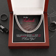 To My Soulmate Cuban Link Chain