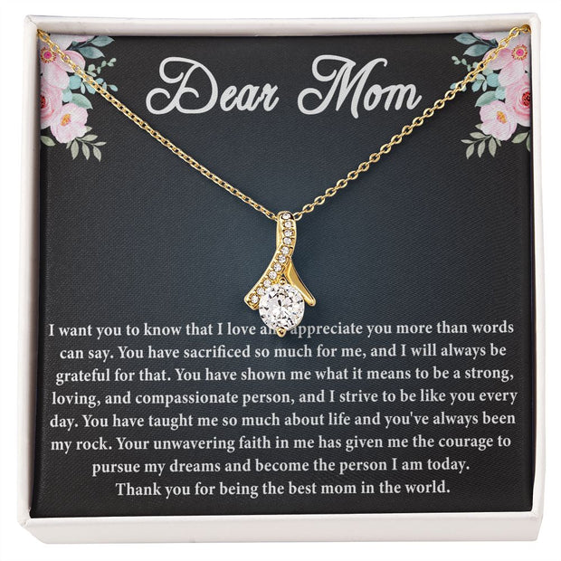 Dear Mom Alluring Necklace