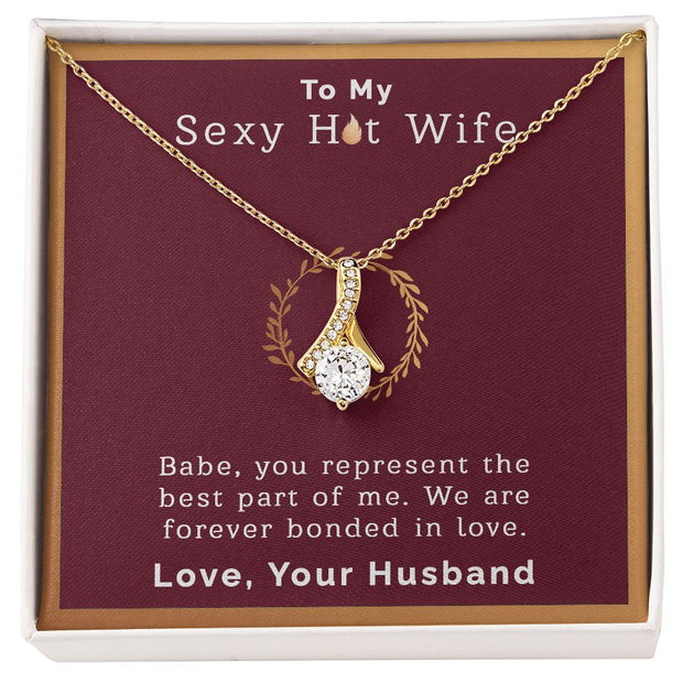 To My Sexy Hot Wife | Alluring Beauty Necklace |