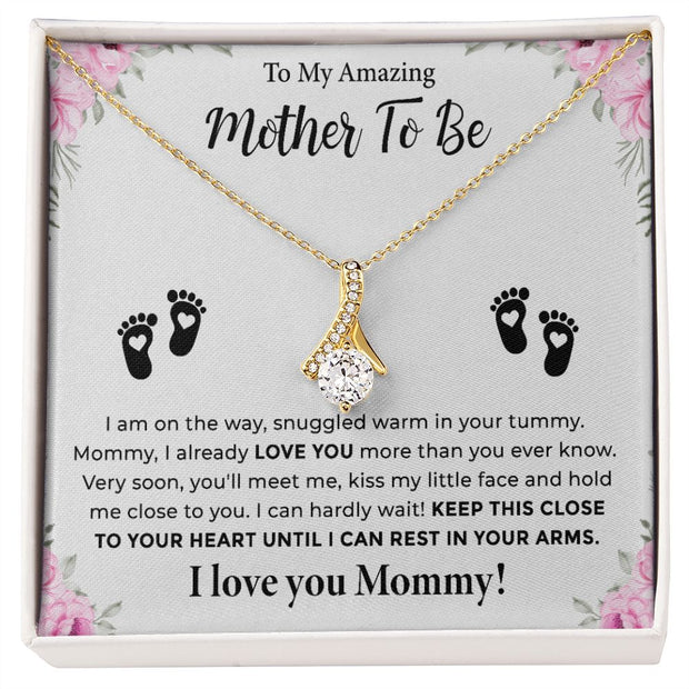 To My Amazing Mother to Be | Alluring Beauty Necklace
