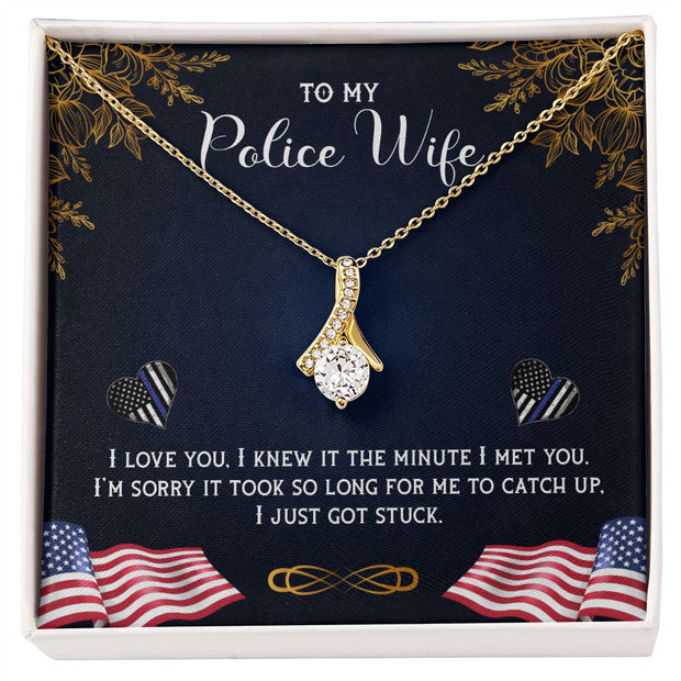 To My Police Wife | Alluring Beauty Necklace
