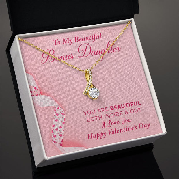 To My Bonus Daughter | Alluring Beauty Necklace |