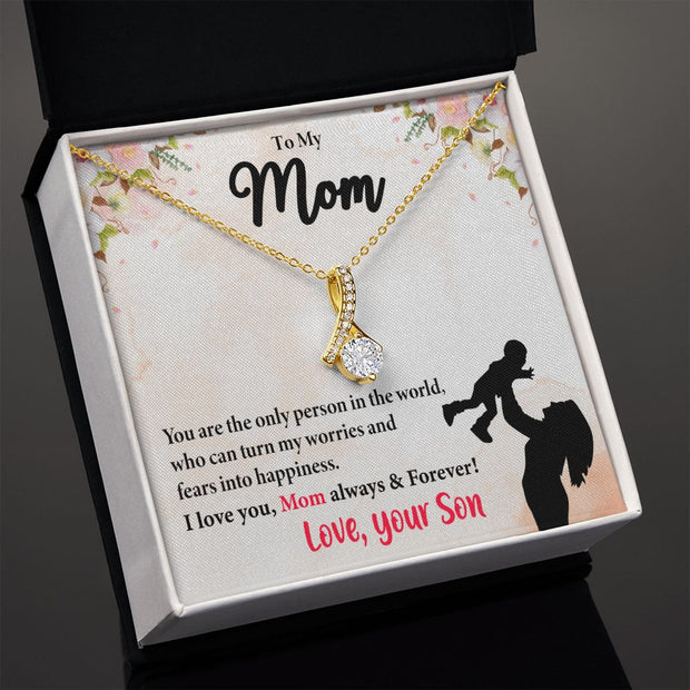 To My Mom| Alluring Beauty Necklace | From Son