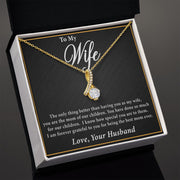 To My Wife | Alluring Beauty Necklace Mother's Day | Birthday