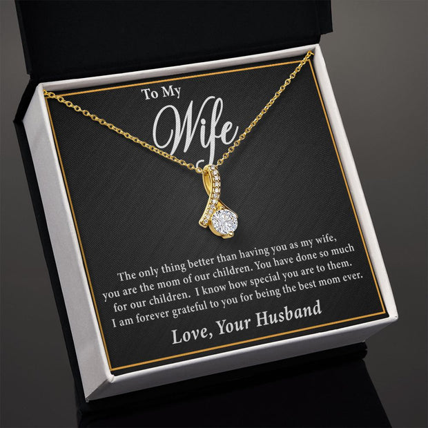 To My Wife | Alluring Beauty Necklace Mother's Day | Birthday