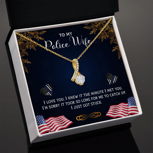 To My Police Wife | Alluring Beauty Necklace