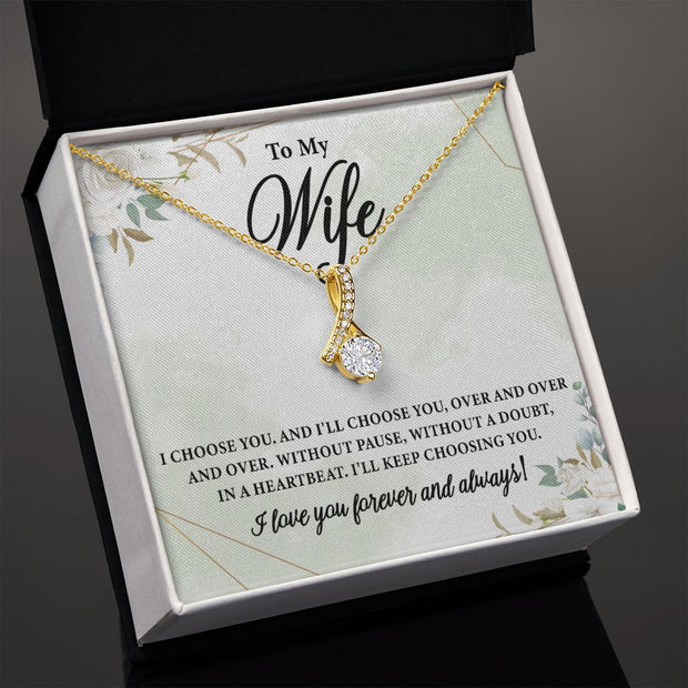 To My Wife No Necklace | Alluring Beauty Necklace