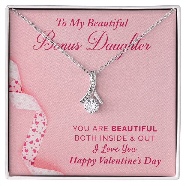 To My Bonus Daughter | Alluring Beauty Necklace |