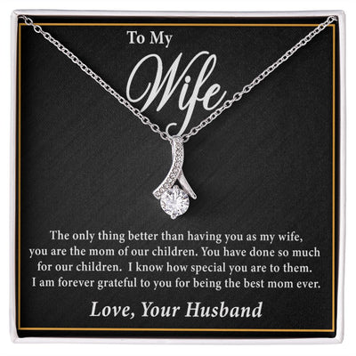 To My Wife | Alluring Beauty Necklace Mother's Day | Birthday
