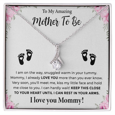To My Amazing Mother to Be | Alluring Beauty Necklace