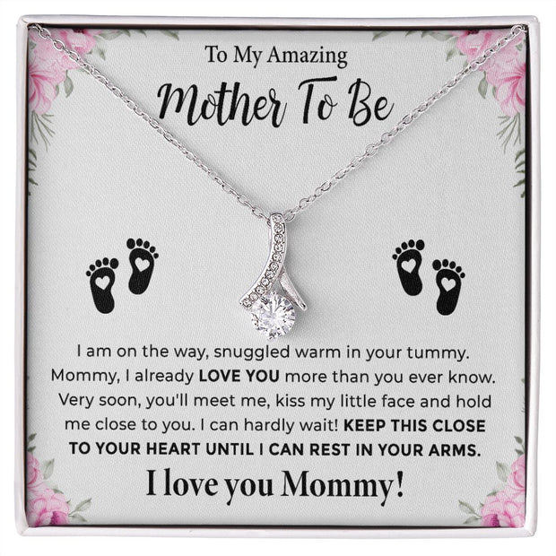 To My Amazing Mother to Be | Alluring Beauty Necklace