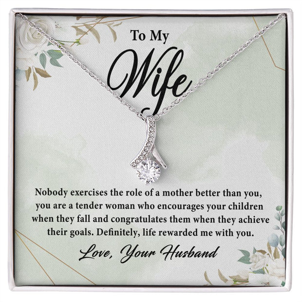 To My Wife| Alluring Necklace| Mother's Day | Birthday | Gift