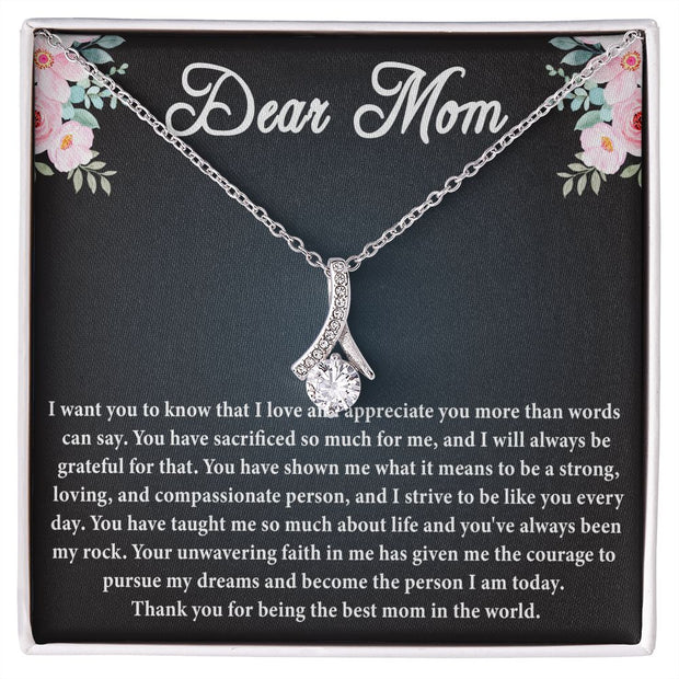 Dear Mom Alluring Necklace
