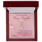 To My Bonus Daughter | Alluring Beauty Necklace |