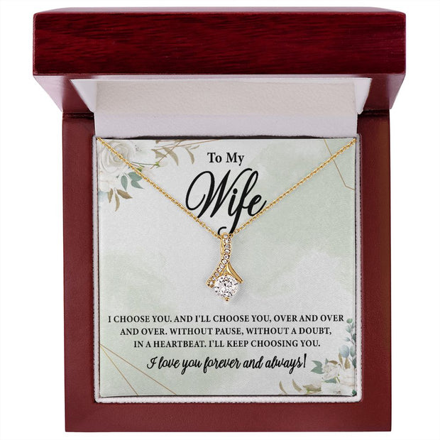 To My Wife No Necklace | Alluring Beauty Necklace
