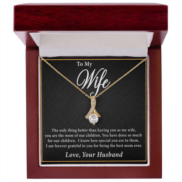 To My Wife | Alluring Beauty Necklace Mother's Day | Birthday