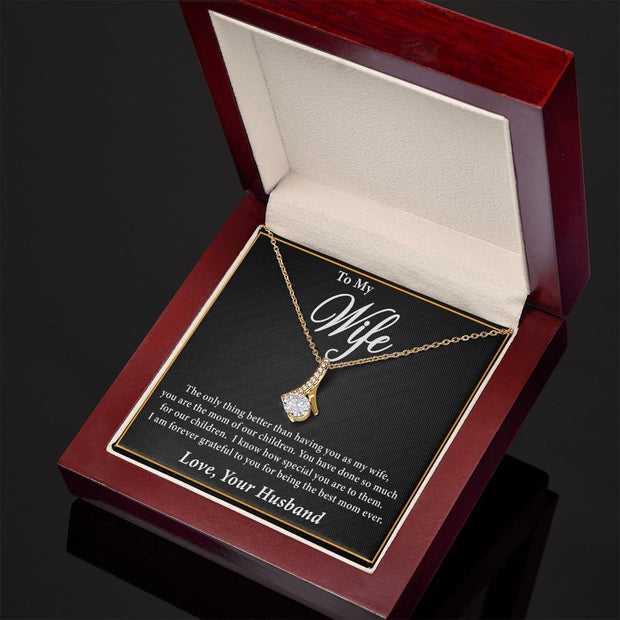 To My Wife | Alluring Beauty Necklace Mother's Day | Birthday