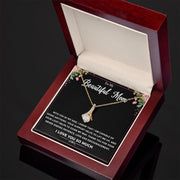 To My Beautiful Mother | Alluring Beauty Necklace