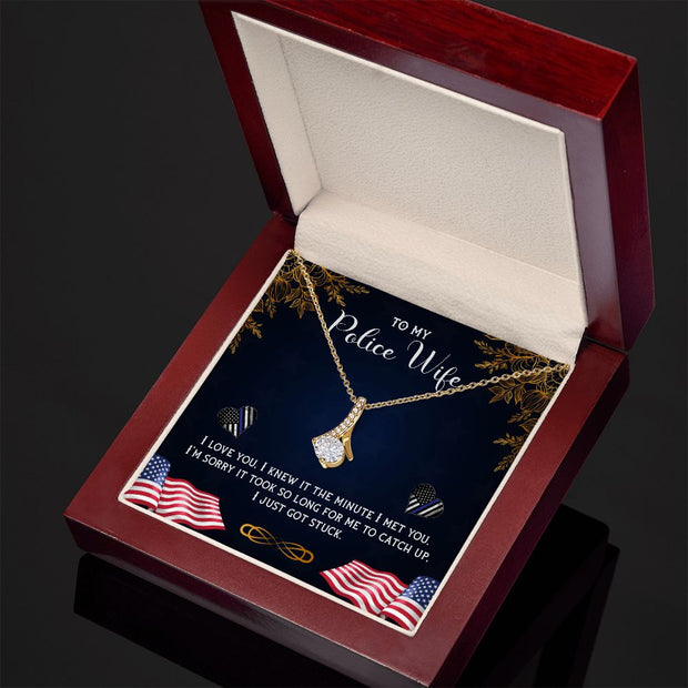 To My Police Wife | Alluring Beauty Necklace