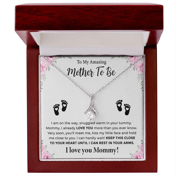 To My Amazing Mother to Be | Alluring Beauty Necklace
