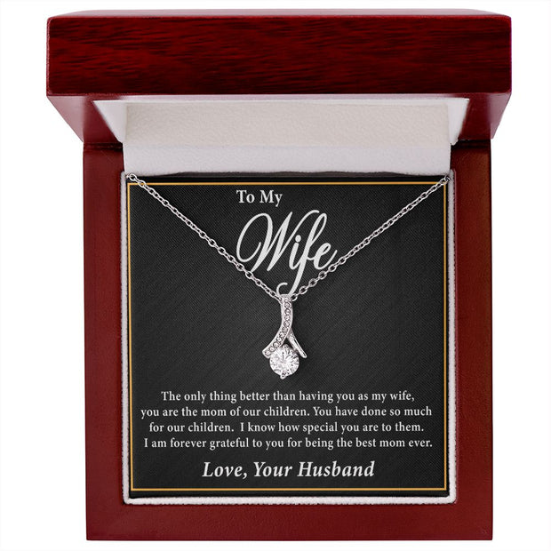 To My Wife | Alluring Beauty Necklace Mother's Day | Birthday