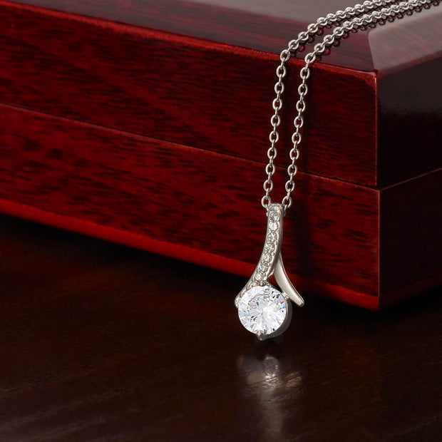 To My Beautiful Mom Alluring Necklace