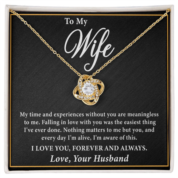 To my Wife | Love Knot Necklace